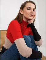 Dámská halenka RV BZ 8465 1.35P červená - FPrice Dámská halenka RV BZ 8465 1.35P červená - FPrice