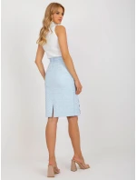 Sukně LK SD 506633.11 světle modrá - FPrice