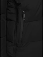 Pánská prošívaná zimní bunda s kapucí černá FashionStreet TX5117