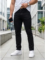 Pánské džíny slim fit černé FashionStreet UX4494