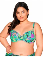 Ava SK 211 Vibrant Green Maxi měkká plavková podprsenka