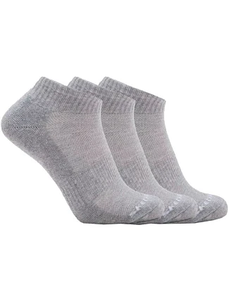 Skechers 3pk Unisex Terry Qtr Crew S111035-039 Šedé 35–38