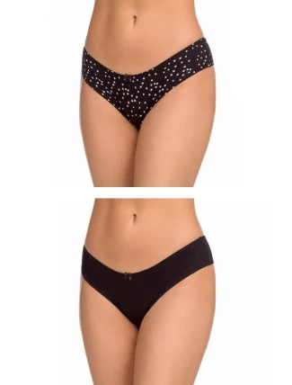 Vamp - Pohodlný dvojdílný set dámských kalhotek 15805 - Vamp Vamp - Pohodlný dvojdílný set dámských kalhotek 15805 - Vamp