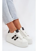 Dámské tenisky na platformě s bílým přívěskem Palvessa