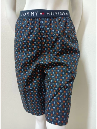Pánské šortky na spaní UM0UM02394 - 0G1 - Tmavě modrá - Tommy Hilfiger