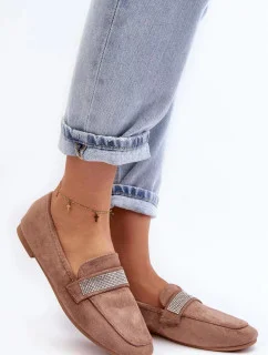 Dámské mokasiny YD6-52 khaki -  Soon Her Shoes