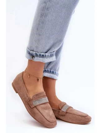 Dámské mokasiny YD6-52 khaki - Soon Her Shoes Dámské mokasiny YD6-52 khaki - Soon Her Shoes