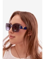 Dámské sluneční brýle kočičí oko tmavě modré