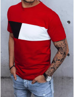 Základní červené pánské tričko Dstreet RX4847
