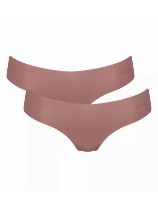 Dámské kalhotky ZERO Microfibre 2.0 Hipstring 2P - CACAO - hnědé 1141 - SLOGGI