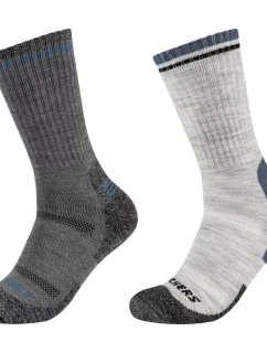 Skechers 2PPK Pánské vlněné ponožky Trail SK41104-9300 Grey 39-42
