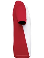 Kariban ProAct PA 4014 Pánské kontrastní sportovní tričko 20.4014 white/red