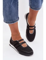 Sportovní dámské baleríny S Pásky Černé Farvessa