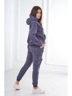 Izolovaná sada s ozdobnou kapsou grafitová