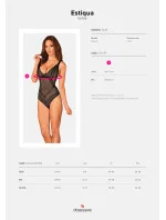 Jemné body Estiqua teddy - Obsessive Jemné body Estiqua teddy - Obsessive