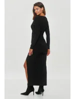Večerní šaty M854 černé - Makadamia Večerní šaty M854 černé - Makadamia