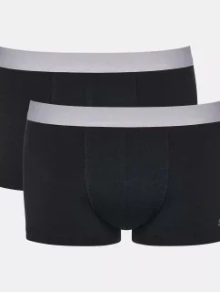 Pánské boxerky GO ABC 2.0 Hipster 2P - BLACK - černé 0004 - SLOGGI