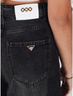 Dámské džíny balloon fit černé FashionStreet UY2743 Dámské džíny balloon fit černé FashionStreet UY2743