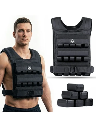 30kg posilovací vesta s kladkami W30B | DBX Bushido