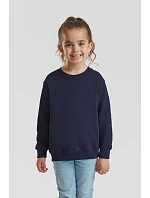 Fruit of the Loom Classic Kids Set-In Sweat Dětská mikina 16.2041 retro heather green