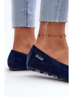 Dámské mokasíny z ekologického semiše černé Amrutia Dámské mokasíny z ekologického semiše černé Amrutia