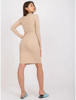 Dámské šaty Dress-EM-SK-686.63-béžová
