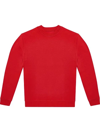 B&C ID.222 Crew Unisex mikina 01.I222 red