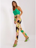 Kalhoty DHJ SP 12787D.23X černá a béžová Kalhoty DHJ SP 12787D.23X černá a béžová