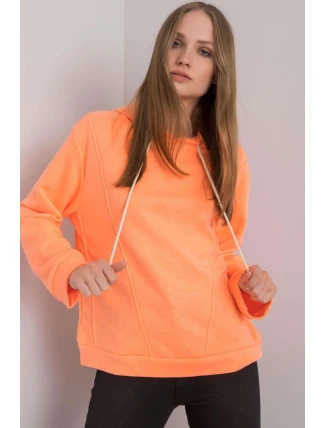 Dámská mikina Model EM-BL-ES-21-525.10 Fluo Orange - Ex Moda Dámská mikina Model EM-BL-ES-21-525.10 Fluo Orange - Ex Moda