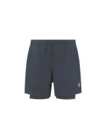 Rogelli pánské kraťasy 2 v 1 ESSENTIAL šedé 3XL Rogelli pánské kraťasy 2 v 1 ESSENTIAL šedé 3XL