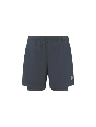 Rogelli pánské kraťasy 2 v 1 ESSENTIAL šedé 3XL Rogelli pánské kraťasy 2 v 1 ESSENTIAL šedé 3XL