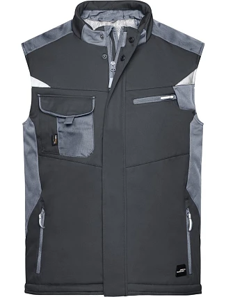 Daiber JN 825 Pracovní zimní softshellová vesta - Strong 02.0825 black/carbon Daiber JN 825 Pracovní zimní softshellová vesta - Strong 02.0825 black/carbon
