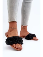 Dámské černé sandály s frčkami Rialle Dámské černé sandály s frčkami Rialle