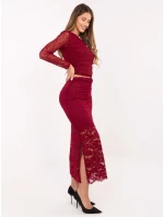 Sukně MI SD G9137.16P bordó Sukně MI SD G9137.16P bordó