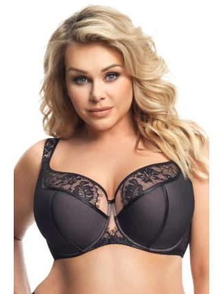 Polovyztužená dámská podprsenka ALICANTE K647 Černá Polovyztužená dámská podprsenka ALICANTE K647 Černá