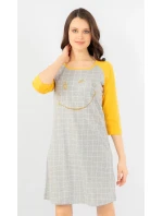 Dámská noční košile s tříčtvrtečním rukávem Úsměv Dámská noční košile s tříčtvrtečním rukávem Úsměv