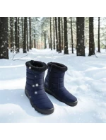 Nepromokavé sněhové boty na zip NEWS W EVE181B navy blue