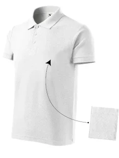 Cotton polokošile pánská bílá