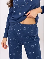 Dámské pyžamo DU PI FP 005.61 modré - FPrice