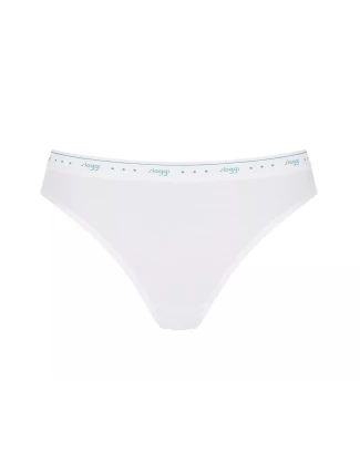 Dámské kalhotky 24/7 100 Tai - WHITE - bílé 0003 - SLOGGI