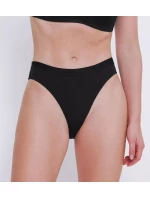 Dámské kalhotky GO Casual High leg 2P - BLACK - černé 0004 - SLOGGI