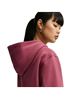 Dámská mikina Nike Studio Fleece Medium Weight, růžová, IM8504 654 Dámská mikina Nike Studio Fleece Medium Weight, růžová, IM8504 654