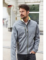 Daiber JN 1148 Pánská 2-vrstvá melanžová softshell bunda 02.1148 dark melange/black Daiber JN 1148 Pánská 2-vrstvá melanžová softshell bunda 02.1148 dark melange/black
