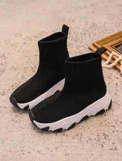 Dětské sportovní ponožky Boty Black and White Zaelin