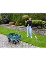 ZAHRADNÍ VOZÍK S PŘÍVĚSEM NA KOLEČKÁCH 270 KG