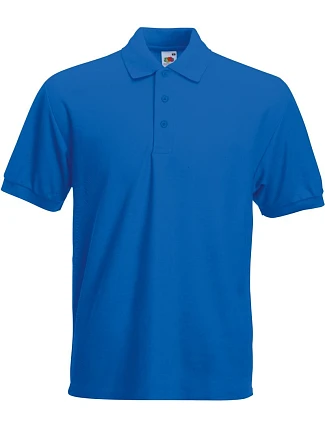 Fruit of the Loom Heavy 65/35 Pique Polo Piqué polo z těžké bavlny 16.3204 royal blue Fruit of the Loom Heavy 65/35 Pique Polo Piqué polo z těžké bavlny 16.3204 royal blue