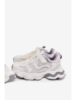 Dětské Tenisky Na Silné Podešvi Bílé Lianees