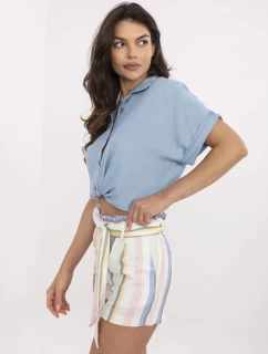 Šortky RO SN 2514.34P bílá a modrá