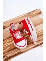 Dětské látkové tenisky BIG STAR KK374051 červená Dětské látkové tenisky BIG STAR KK374051 červená