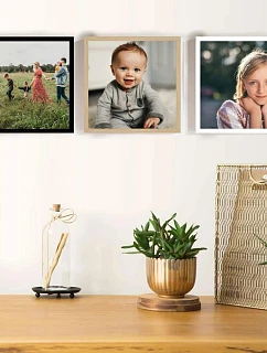 Personalizovaný magický fotoobraz v rámu - 3x čtverec 20x20 - fotografie